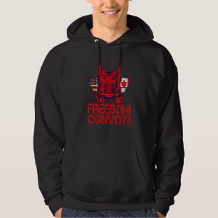 Frihetskonvoj 2022 Vår lastbilskonvoj Hoodie