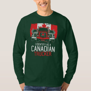 Frihetskonvoj jag identifierar som kanadensisk las t shirt