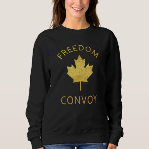 FRIHETSKONVOY 2022 CANADIAN TRUCKER TEES MAPLE LE T SHIRT