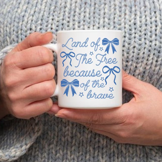 Frihetsland för Modiga Mugg, 4 juli Mugg (4th of july mug, retro usa mug, american flag mug, patriotic coffee mug, independence day gift,)