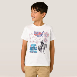 Frihetsljusen lyser vita t shirt