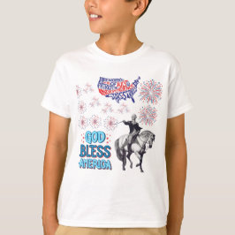 Frihetsljusen lyser vita t shirt
