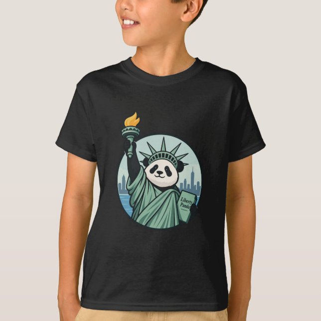 Frihetspanda T Shirt (Framsida)