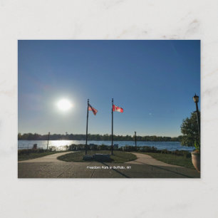 Frihetsparken i Buffalo, NY Vykort