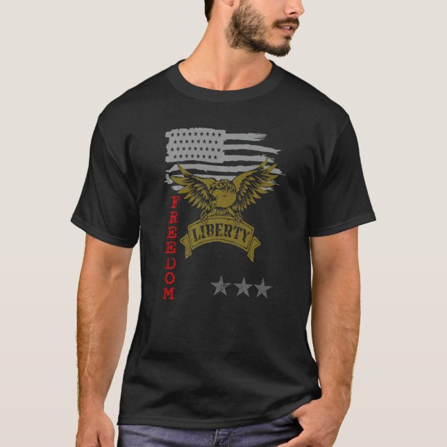 Frihetspartiet i USA T Shirt (Framsida)