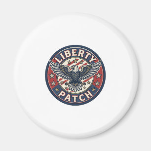 Frihetsplåster Patriotiskt Broderi Magnet