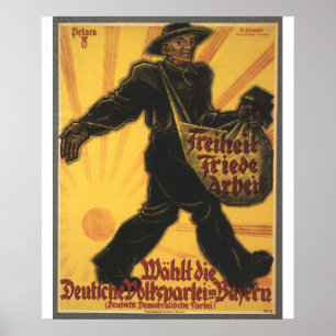 Frihetspropagandaaffisch Poster