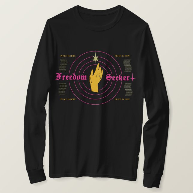 Frihetssökande T Shirt (Design framsida)