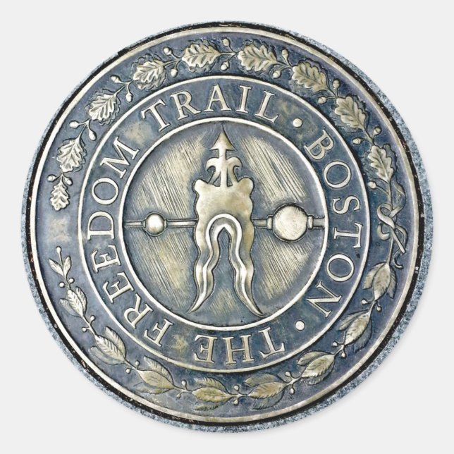 Frihetsspåret Rund Klistermärke (Framsida)