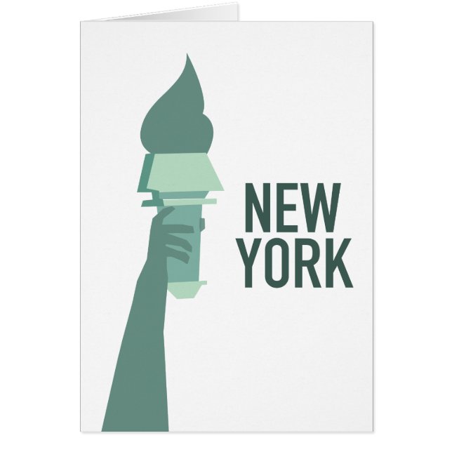 Frihetsstatyn i New York Hälsningskort (Framsidan)