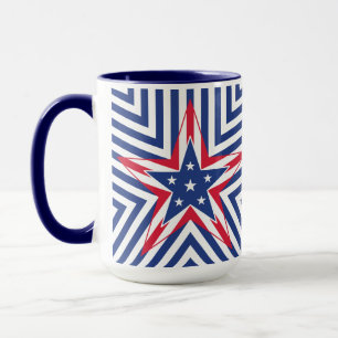 Frihetsstjärna (Rand) Mugg