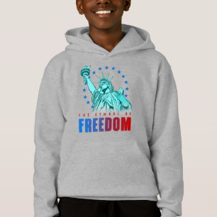 Frihetssymbolen   Barn pull-over Hoodie T Shirt
