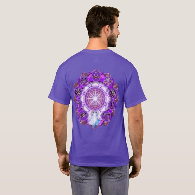 Frihetssymbolen i Krona Chakra T Shirt (Hel baksida)