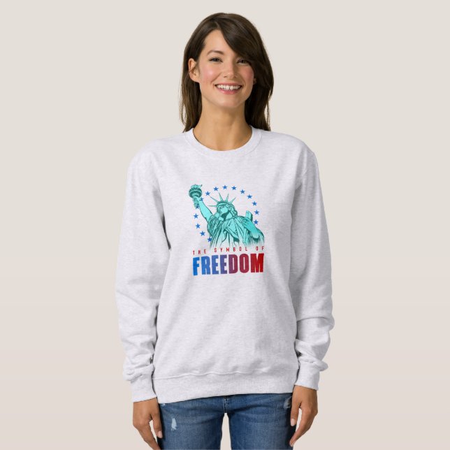 Frihetssymbolen | Sötskjorta för kvinnor T Shirt (Hel framsida)