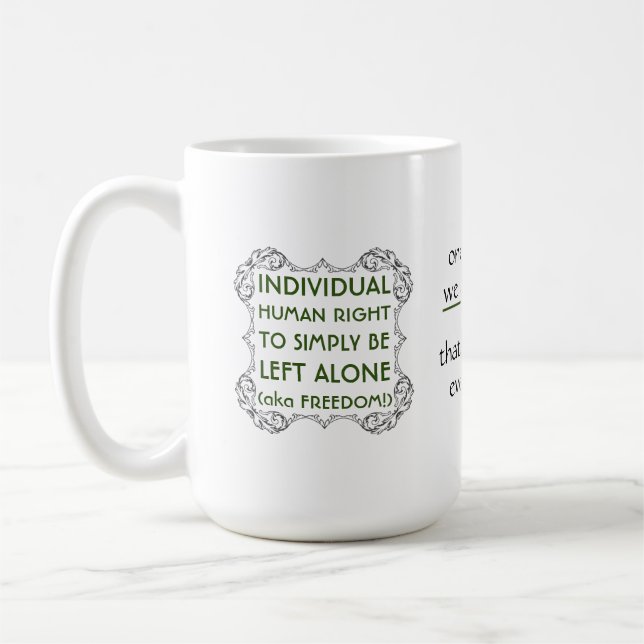 Frihetstanken Kaffemugg (Vänster)