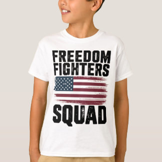 Frihetstävling Squad 1776 Flagga USA Självständigh T Shirt