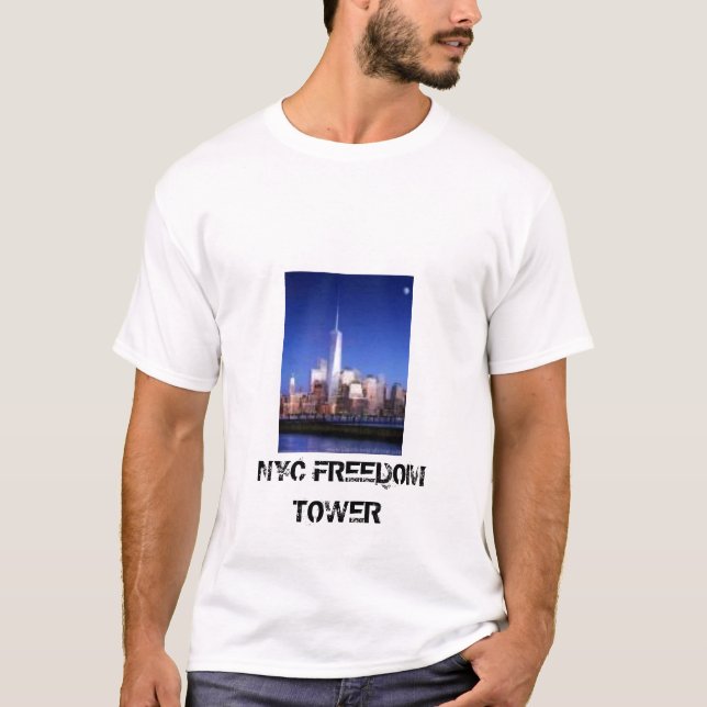 frihetstorn, NYC-FRIHETSTORN T-shirt (Framsida)