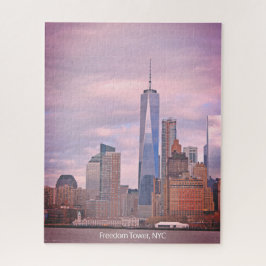Frihetstornet Manhattan New York Cityscape Pussel