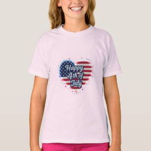 Frihetstrådar: Modiga amerikanska stolthetsutskrif T Shirt
