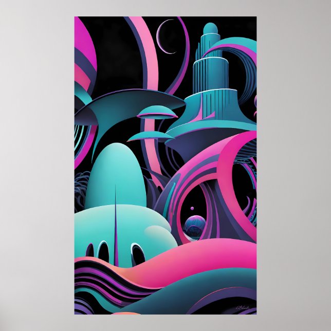 Frihjulet Futurism Poster (Framsidan)