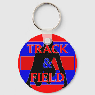 Friidrott Keychain Nyckelring