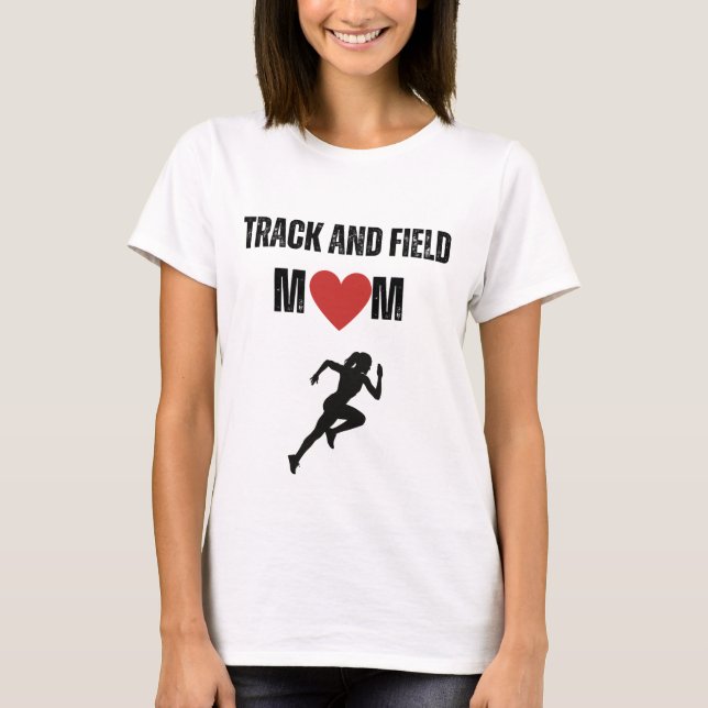 Friidrottsmamma T Shirt (Framsida)