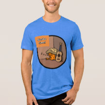 Frijole Frog Siesta Herrar Blå T-Shirt