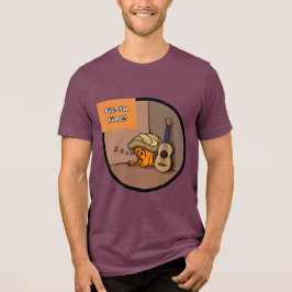 Frijole Frog Siesta Herrenskolja i vinröd färg T Shirt