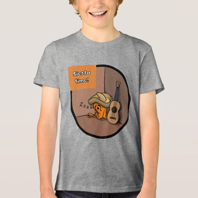 Frijole Frog Siesta Kid's T-Shirt (Framsida)