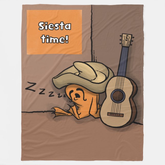 Frijole Groda Siesta Stor Filta Fleecefilt (Framsidan)