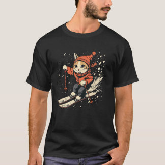 Frilandsåkare Katt på frilandsåkning T Shirt
