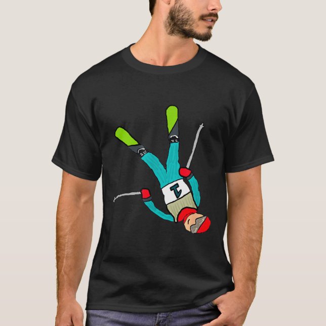 Frilandsåkning  t shirt (Framsida)