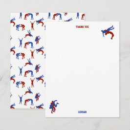 Frilans Grekisk-romersk brottning Anpassat namn Tack Kort