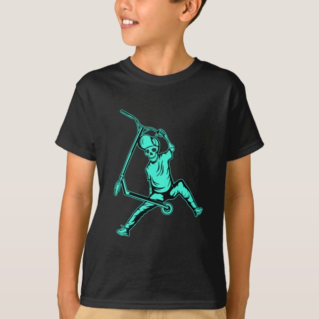 Frilans trick-scootrar t shirt (Framsida)