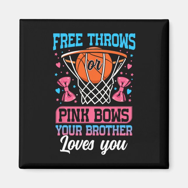 Frilansar Kast Eller Rosa Slingor Din Bror Älskar  Magnet (Framsidan)
