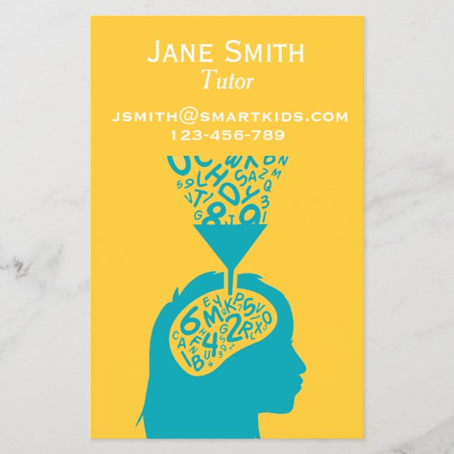 Frilanslärare eller annan lärare i subjekt flygblad (Framsidan)