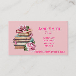 Frilansutbildare eller rosa bokar visitkort