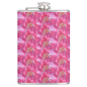 Frillade Rosa-Tulips - Modern Blommigt design Fickplunta