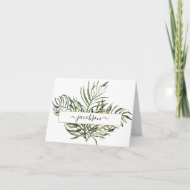 Frilly Ferns, Personlig Tack Kort