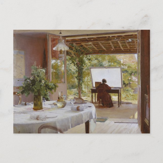 Friluftsateljé | William Blair Bruce Vykort (Framsida)