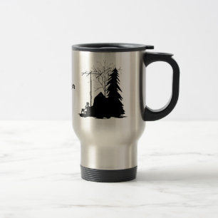 FriluftsdagSilhouetteskinka radiosände travel mug Resemugg