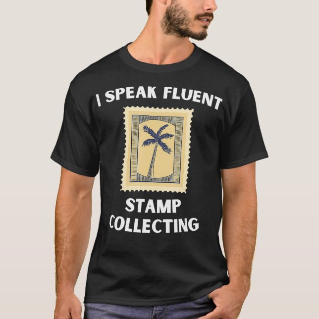 Frimärke Collector Frimärke samlar in filtret T Shirt (Framsida)