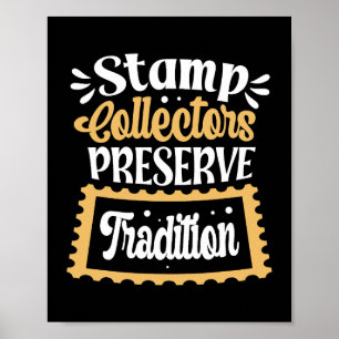 Frimärke Collectors bevarar transaktionsfilatelist Poster