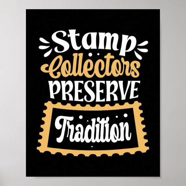 Frimärke Collectors bevarar transaktionsfilatelist Poster (Framsidan)