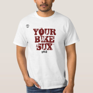 frimärke DIN CYKEL SUX, PHQ T-shirt