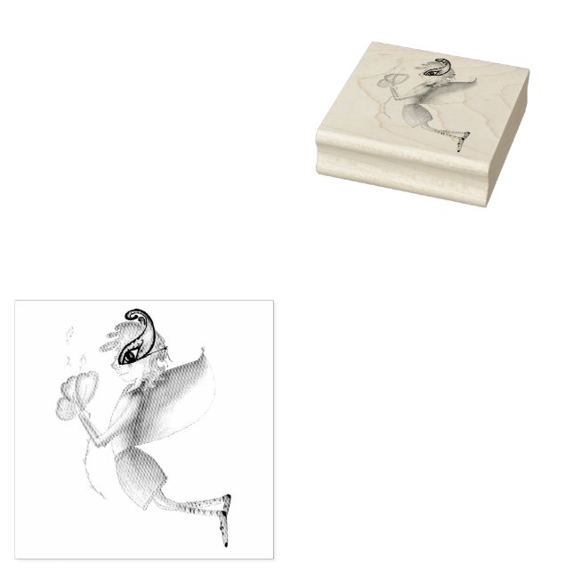 Frimärke - Du är min själs musik Stämpel (Stämplad)