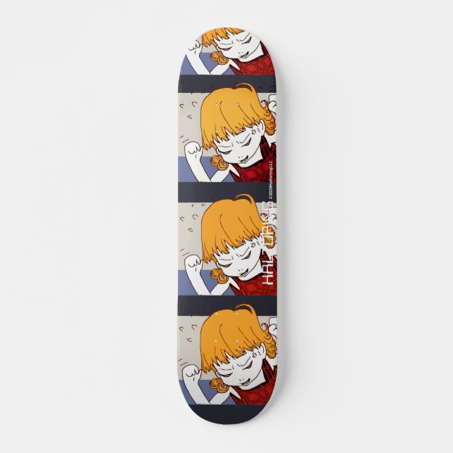frimärke, fötter mini skateboard bräda 18,5 cm (Framsida)