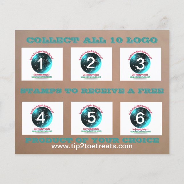 Frimärke/kupongkort Flygblad (Framsidan)