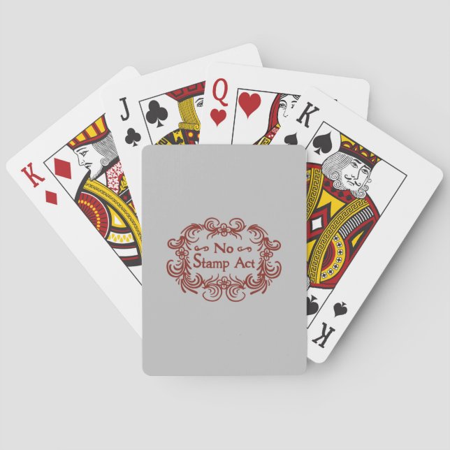 Frimärke-lagen Casinokort (Baksidan)