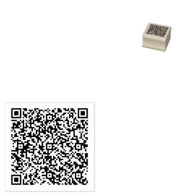 Frimärke-mallen för QR-kod för utformningens Anpas Stämpel (Stämplad)
